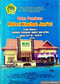 Buku Panduan Materi Khutbah Jum'at